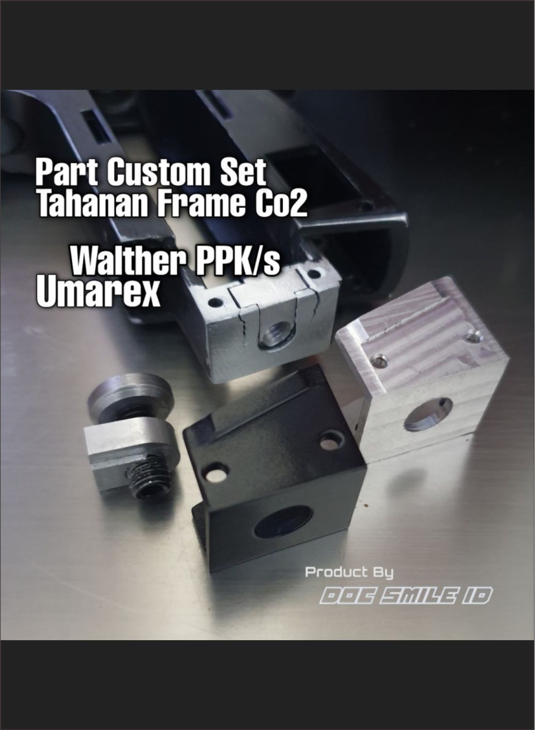 Gambar Part Dudukan co2 Custom Umarex PPK/S